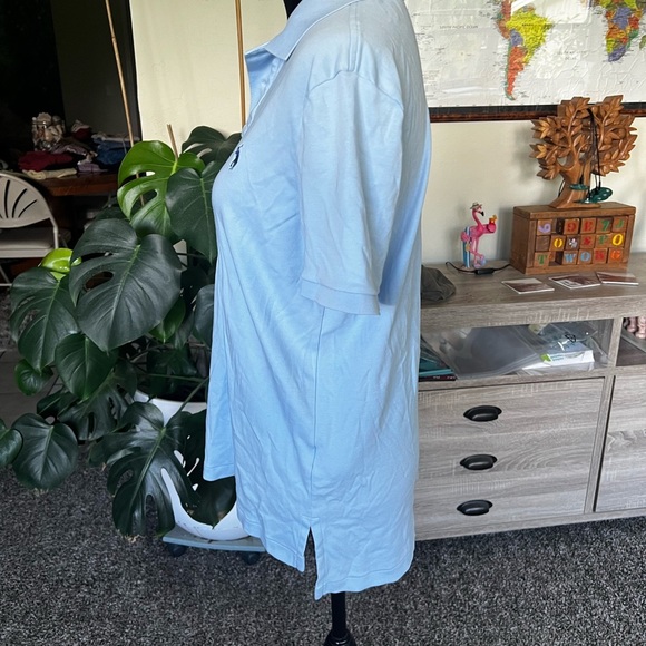 Polo by Ralph Lauren Men's Sky Blue Polo Shirt - Picture 2 of 7